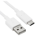 Stuff Certified® USB - Cable de carga USB-C Cable de datos Android 1 metro Blanco