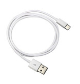 Stuff Certified® USB - Cable de carga USB-C Cable de datos Android 1 metro Blanco