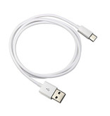 Stuff Certified® USB - Câble de chargement USB-C Câble de données Android 1 mètre blanc