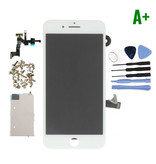 Stuff Certified® iPhone 8 Plus Wstępnie zmontowany ekran (ekran dotykowy + LCD + części) Jakość A + - biały + narzędzia