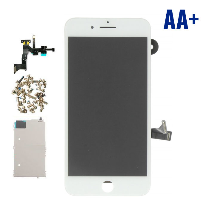Stuff Certified® iPhone 8 Plus Wstępnie zmontowany ekran (ekran dotykowy + LCD + części) Jakość AA + - biały