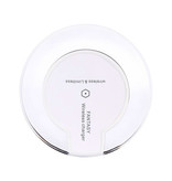 Stuff Certified® Caricabatterie wireless universale Qi Fantasy 5V - Tappetino di ricarica wireless 1,5A bianco