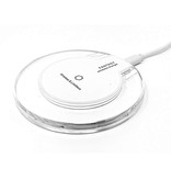 Stuff Certified® Chargeur sans fil universel Qi Fantasy 5V - Chargeur sans fil 1.5A Blanc