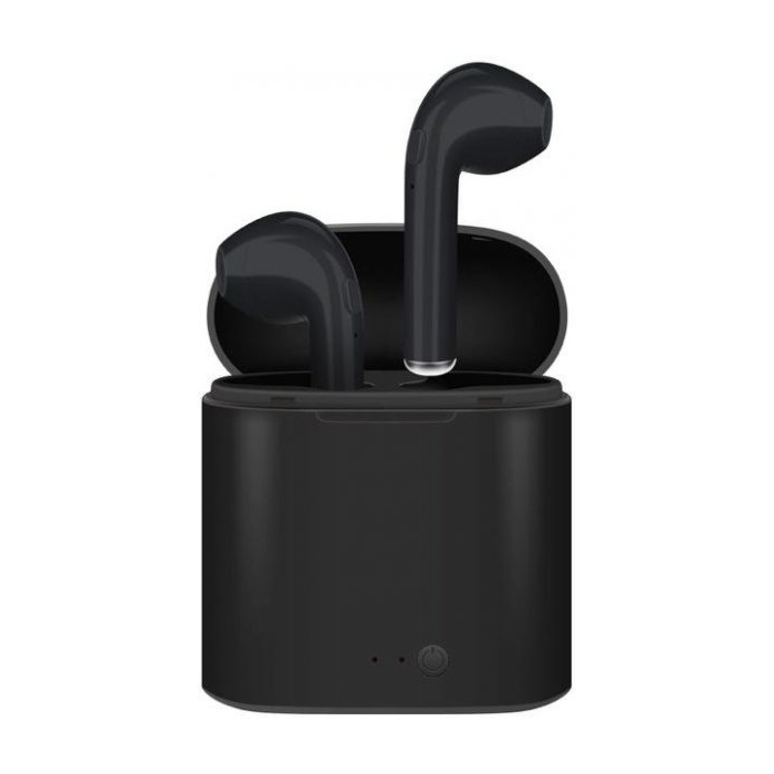 TWS i7s Wireless Bluetooth 5.0 Kopfhörer In-Ear Wireless Buds Ohrhörer Ecouteur Earphone Schwarz - Klarer Klang