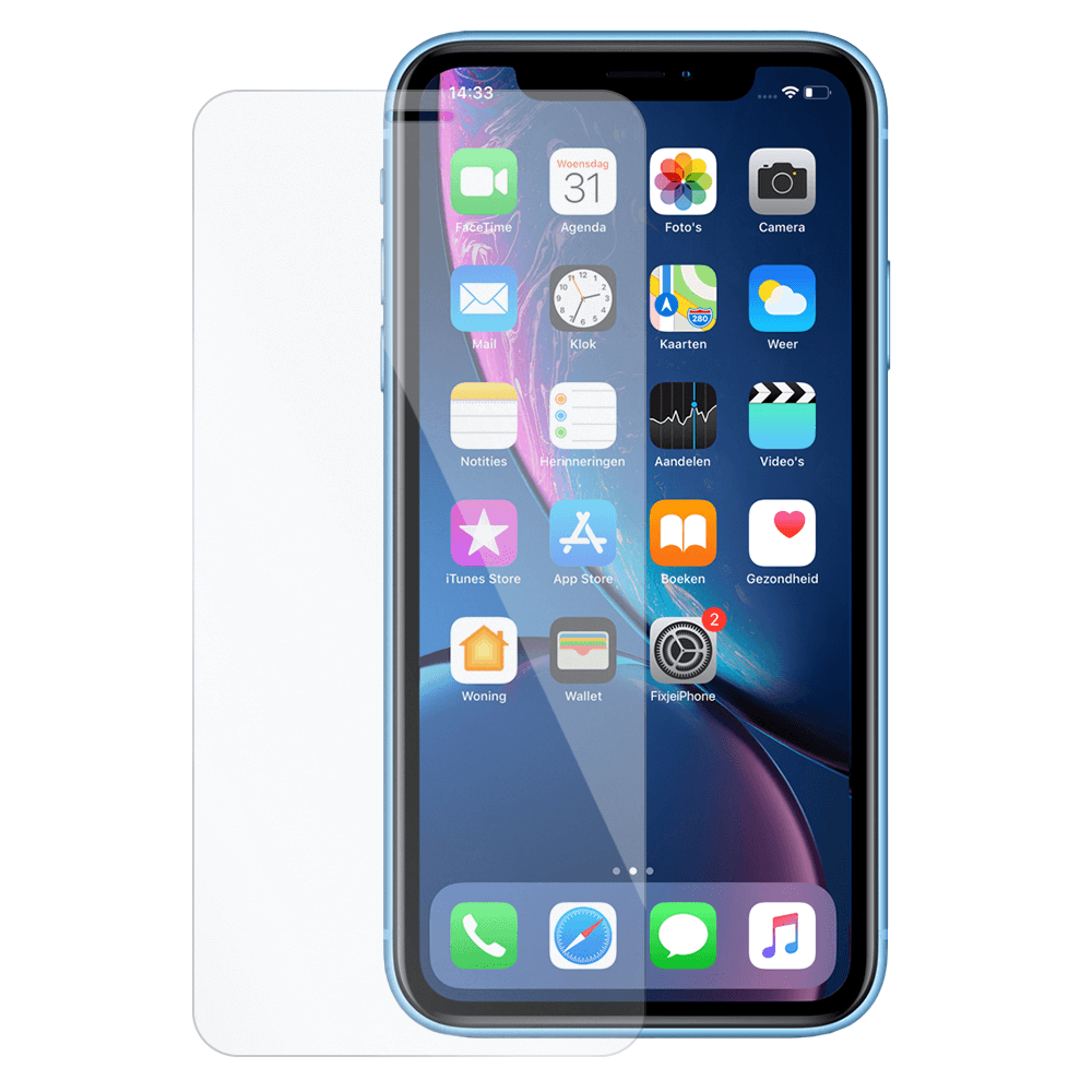 Pantalla protectora iPhone 11/XR - Vidrio - Transparente