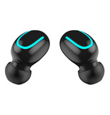 Stuff Certified® TWS Auriculares inalámbricos Bluetooth 5.0 Auriculares inalámbricos Auriculares Auriculares Auriculares Negro - Sonido claro