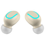Stuff Certified® TWS Bezprzewodowe słuchawki Bluetooth 5.0 Słuchawki douszne Słuchawki douszne Słuchawki douszne Beżowe - czysty dźwięk