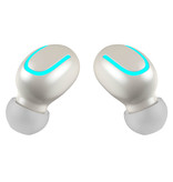 Stuff Certified® TWS Q32 Wireless Bluetooth 5.0 Ohrhörer In-Ear Wireless Buds Ohrhörer Ohrhörer Ohrhörer Weiß - Klarer Klang