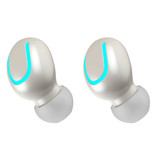 Stuff Certified® TWS Q32 Wireless Bluetooth 5.0 Earpieces In-Ear Wireless Buds Earphones Earbuds Earphone White - Clear Sound