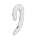 You First Auricolari Bluetooth 4.1 senza fili a conduzione ossea con microfono auricolare bianco