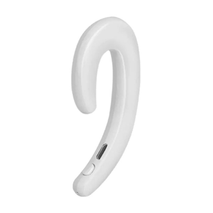 Auricolari Bluetooth 4.1 senza fili a conduzione ossea con microfono auricolare bianco