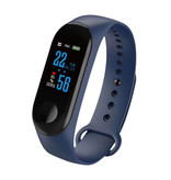 Stuff Certified® Original M3 Smartband Fitness Sport Activité Tracker Smartwatch Montre Smartphone OLED iOS Android iPhone Samsung Huawei Bleu