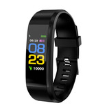 Stuff Certified® ID115 Plus originale Smartband Fitness Sport Activity Tracker Smartwatch Smartphone Watch iOS Android iPhone Samsung Huawei Black