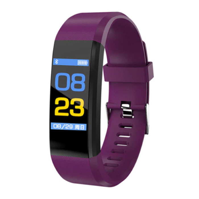ID115 Plus originale Smartband Fitness Sport Activity Tracker Smartwatch Smartphone Watch iOS Android iPhone Samsung Huawei Purple