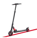 MegaWheels Monopattino elettrico Smart E Step - 250W - Batteria 4.0 Ah - Rosso