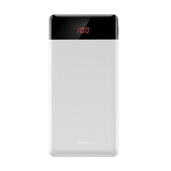 External 10,000mAh Powerbank Emergency Battery Battery Charger Charger White