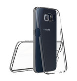Stuff Certified® Samsung Galaxy S8 Plus Full Body Przezroczysty silikonowy pokrowiec 360 ° z TPU + folia ochronna PET