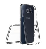 Stuff Certified® Samsung Galaxy S9 Plus Funda de silicona TPU transparente de 360 ° de cuerpo completo + Protector de pantalla PET