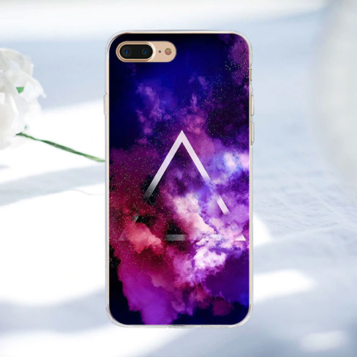 iPhone 7 Plus - Space Star Hülle Cover Soft Soft TPU Hülle