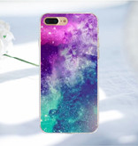 Stuff Certified® iPhone 7 Plus - Space Star Case Cover Cas Soft TPU Case