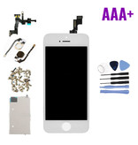Stuff Certified® Pantalla preensamblada iPhone 5S (pantalla táctil + LCD + piezas) Calidad AAA + - Blanco + Herramientas