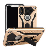 Stuff Certified® iPhone 5 - Custodia per armatura militare Cover Custodia in TPU nera + cavalletto