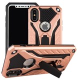 Stuff Certified® iPhone 5 - Coque Armure Militaire Coque Cas TPU Noir + Béquille