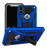 Stuff Certified® iPhone 5S - Custodia per armatura militare Cover Custodia in TPU nera + cavalletto