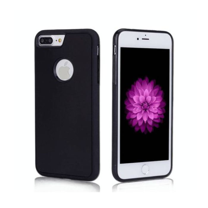 iPhone 8 Plus - Custodia Cover con assorbimento anti gravità Custodia nera