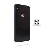 Stuff Certified® Custodia Cover per iPhone X - Assorbimento anti gravità Custodia nera