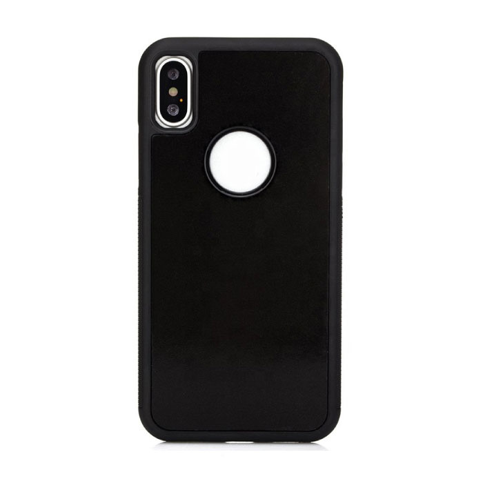 Custodia Cover per iPhone X - Assorbimento anti gravità Custodia nera