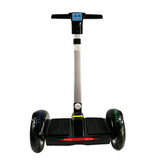 FLJ Hoverboard elettrico per scooter elettrico con impugnatura - 10,5" - 350 W - Batteria Samsung da 4,4 Ah - Nera