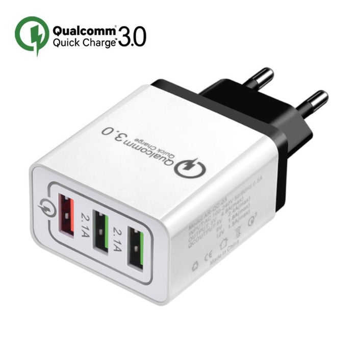 Leger Overeenkomstig Bewonderenswaardig Qualcomm Quick Charge 3.0 Triple (3x) USB Port Stekkerlader | Stuff  Enough.be