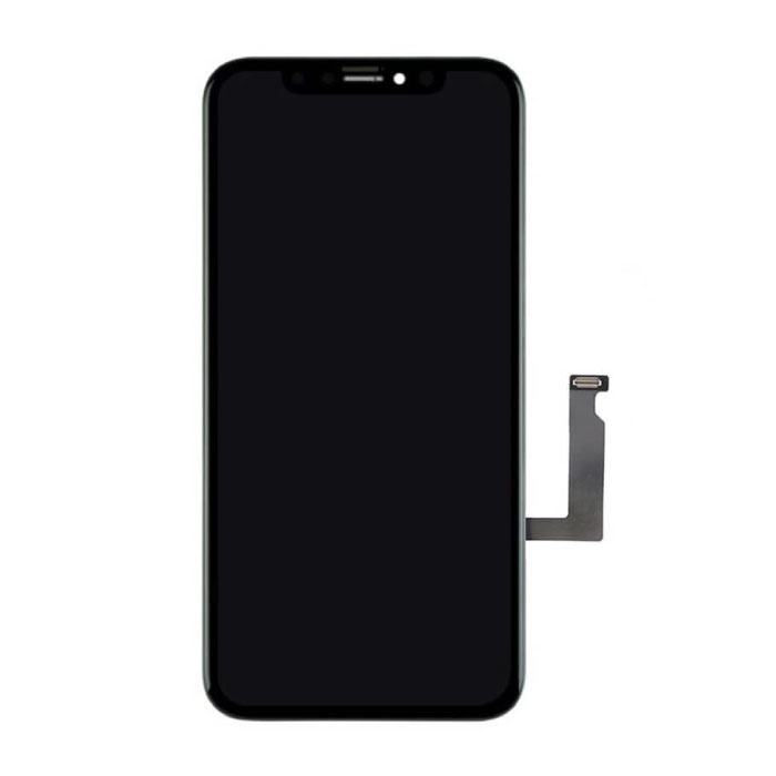 Ekran iPhone XR (ekran dotykowy + LCD + części) AA + Jakość - czarny