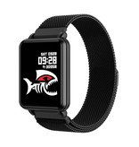 COLMI Country 1 Smartwatch Smartband Smartfon Fitness Sport Activity Tracker Zegarek OLED iOS Android iPhone Samsung Huawei Czarny pasek magnetyczny