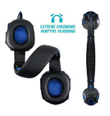 EastVita PC780  Gaming Koptelefoon Headset Headphones Over Ear met Microfoon Blauw