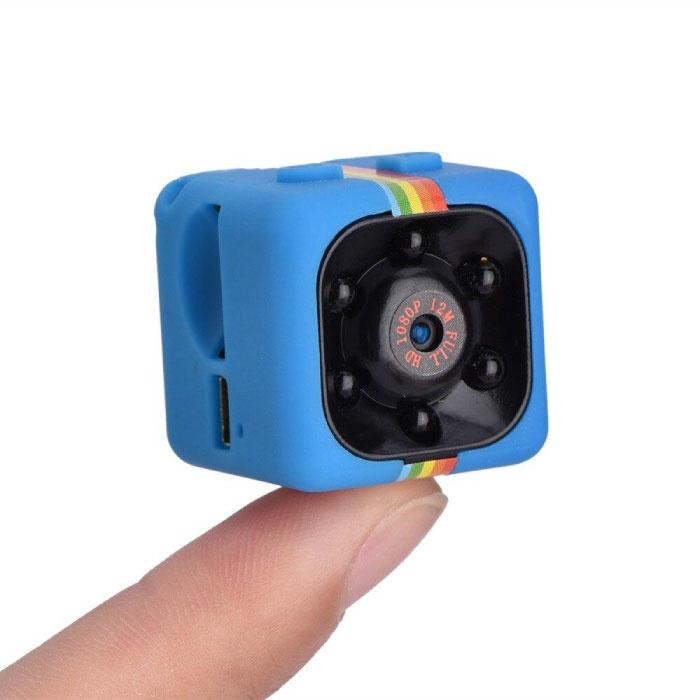 SQ11 Mini DVR Cámara de acción de seguridad HD 1080p Detector de movimiento LED infrarrojo Azul