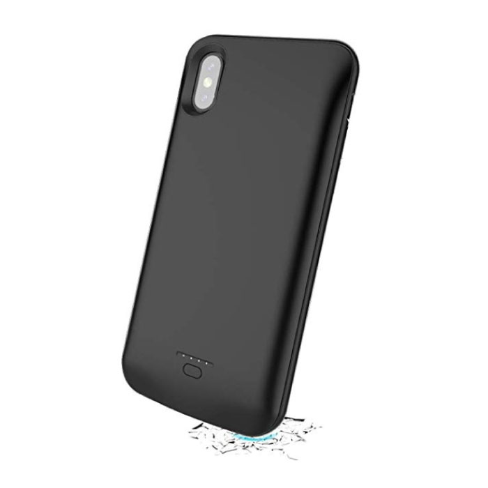 Stuff Certified® iPhone X 4000mAh Slim Powercase Cargador Powerbank Cubierta de la batería Estuche Estuche Negro