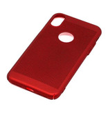Stuff Certified® iPhone 5 - Estuche ultra delgado Estuche para disipación de calor Estuche Cas Rojo