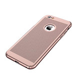 Stuff Certified® iPhone SE (2016) - Funda ultradelgada con cubierta de disipación de calor Funda Cas en oro rosa