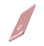 Stuff Certified® iPhone SE (2016) - Funda ultradelgada con cubierta de disipación de calor Funda Cas en oro rosa