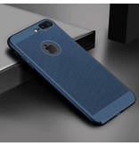 Stuff Certified® iPhone X - Ultra Slim Case Heat Dissipation Cover Cas Case Blue