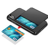 VOFOLEN iPhone 6S Plus - Wallet Card Slot Cover Case Case Business Red