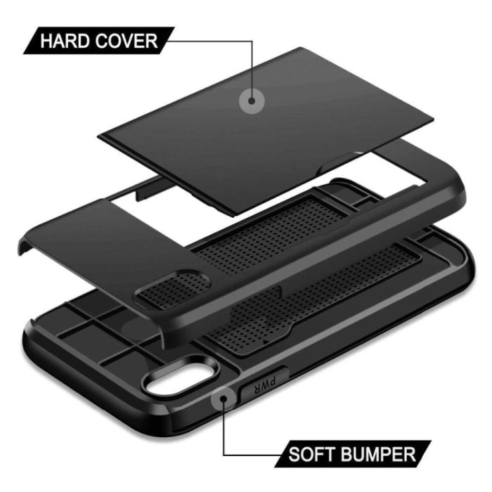 VOFOLEN iPhone 8 - Étui portefeuille avec fente pour carte Business Pink