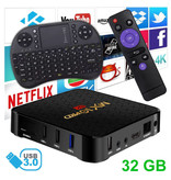 Stuff Certified® MX10 Pro 6K TV Box Mediaspeler Android 9.0 Kodi - 4GB RAM - 32GB Opslagruimte + Draadloos Toetsenbord