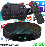 Stuff Certified® HK1 Max 4K TV Box Media Player Android Kodi - 4GB RAM - 32GB Storage + Teclado inalámbrico