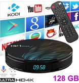 Stuff Certified® HK1 Max 4K TV Box Media Player Android Kodi - 4GB RAM - 128GB de almacenamiento