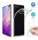 Stuff Certified® Samsung Galaxy S10 Plus Funda transparente transparente Funda de silicona TPU