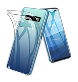 Stuff Certified® Samsung Galaxy S10 Plus Funda transparente transparente Funda de silicona TPU