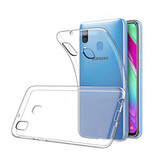 Stuff Certified® Samsung Galaxy A40 Transparente durchsichtige Hülle Silikon TPU Hülle